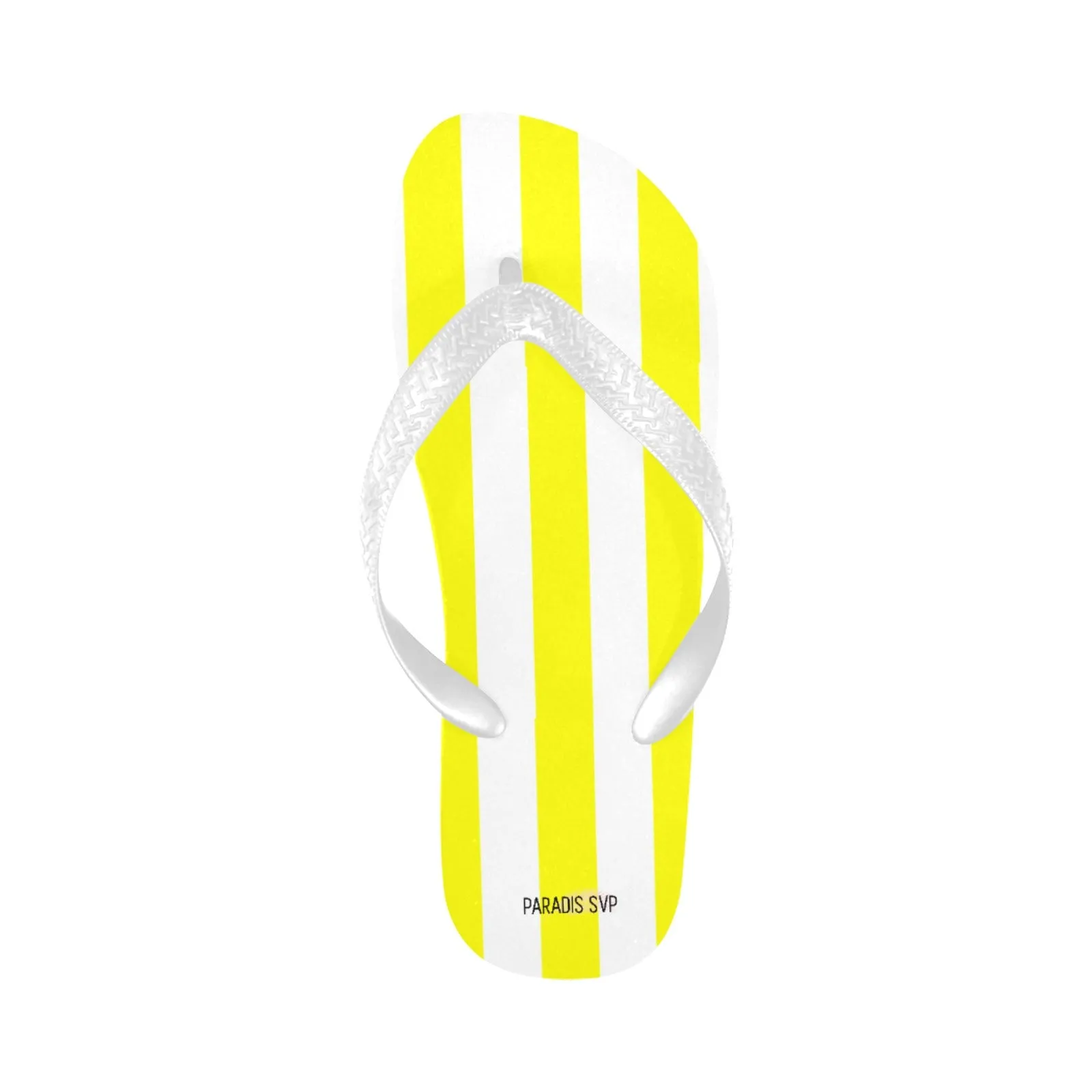 Coastal Cabana - Yellow Striped Flip-Flops