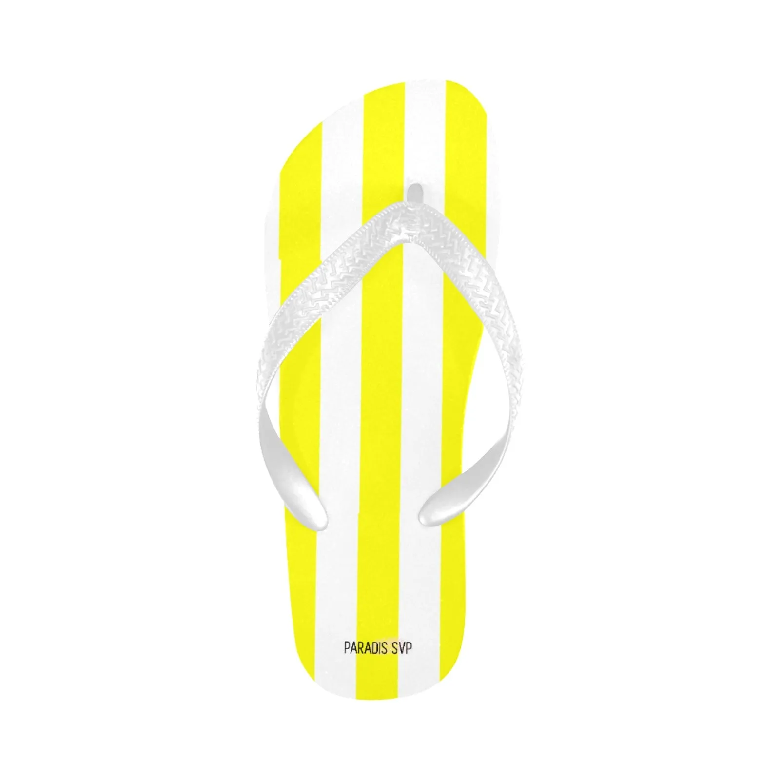 Coastal Cabana - Yellow Striped Flip-Flops