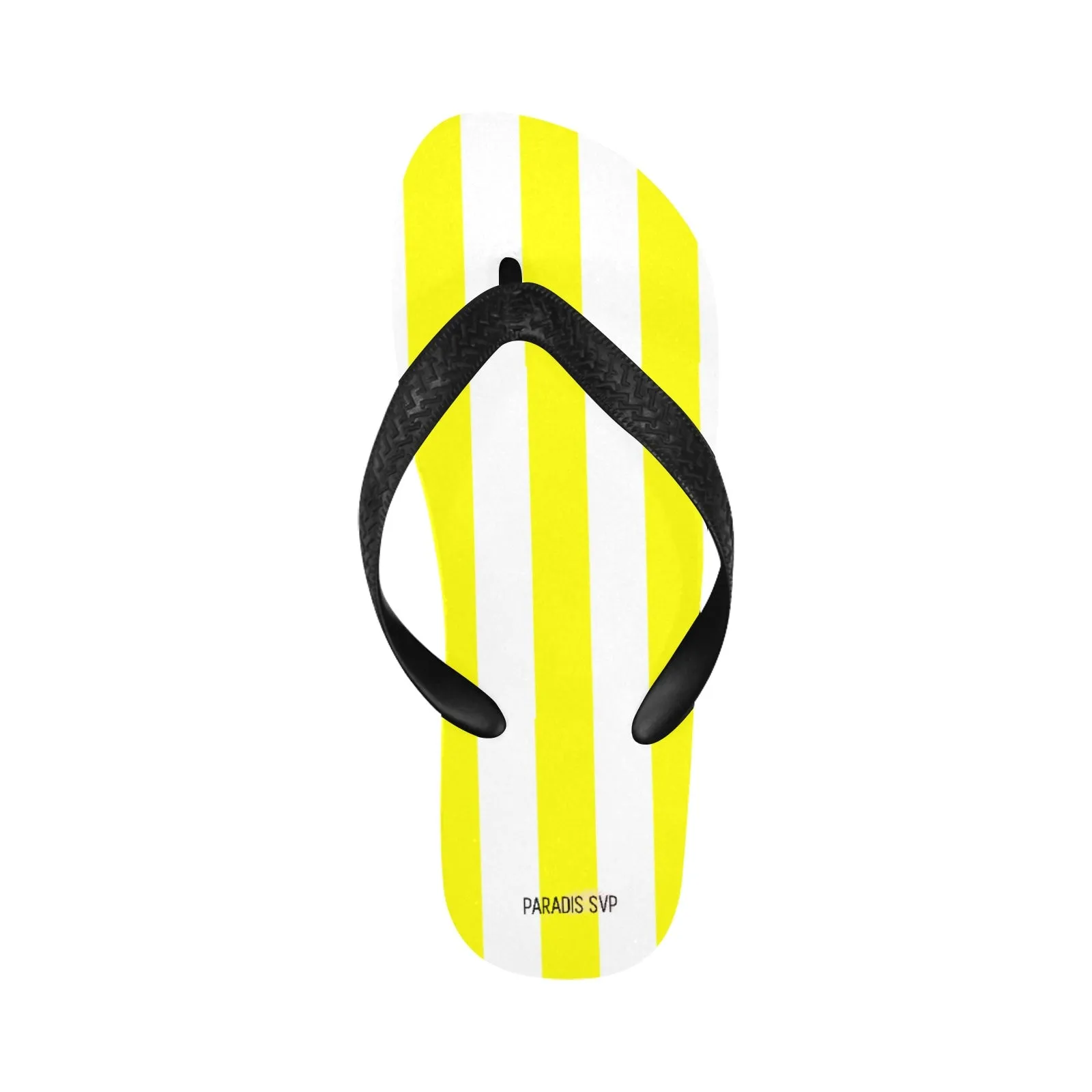 Coastal Cabana - Yellow Striped Flip-Flops
