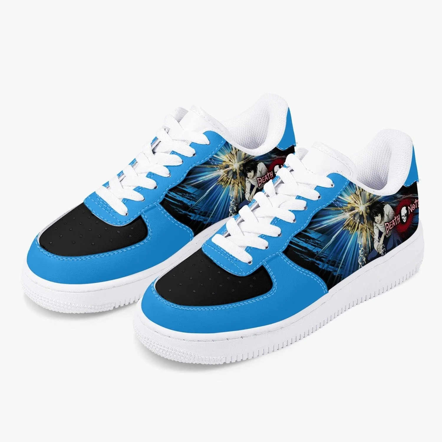 Death Note Blue Black AF1 Anime Shoes