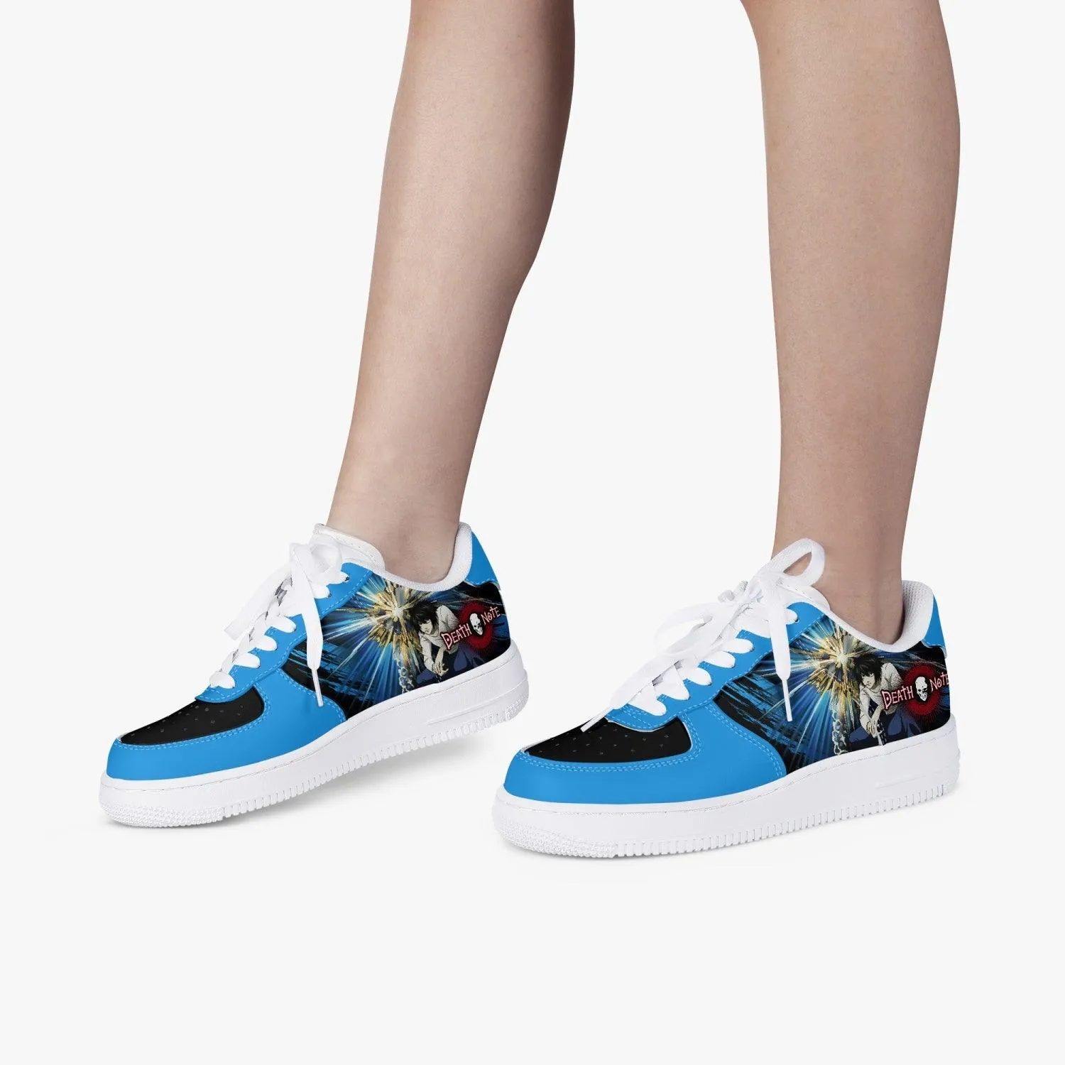 Death Note Blue Black AF1 Anime Shoes