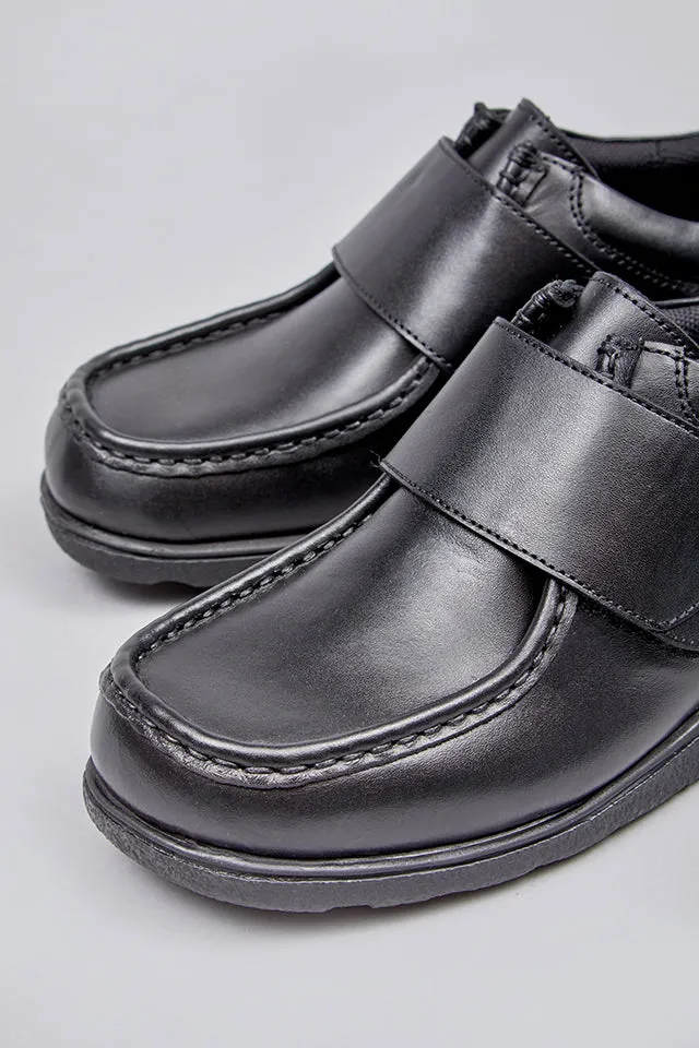 LEATHER MOCCASIN FRONT SHOE