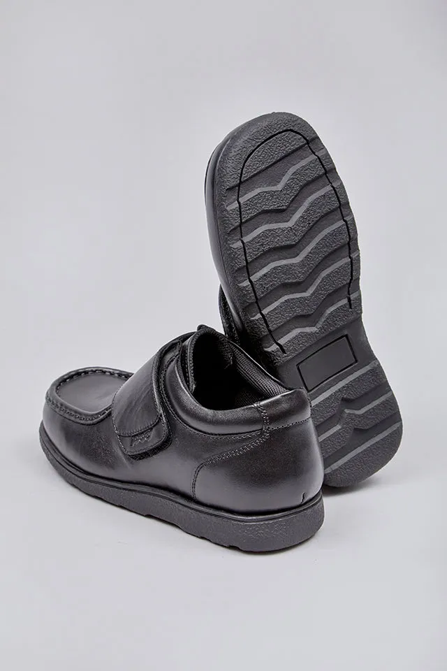 LEATHER MOCCASIN FRONT SHOE