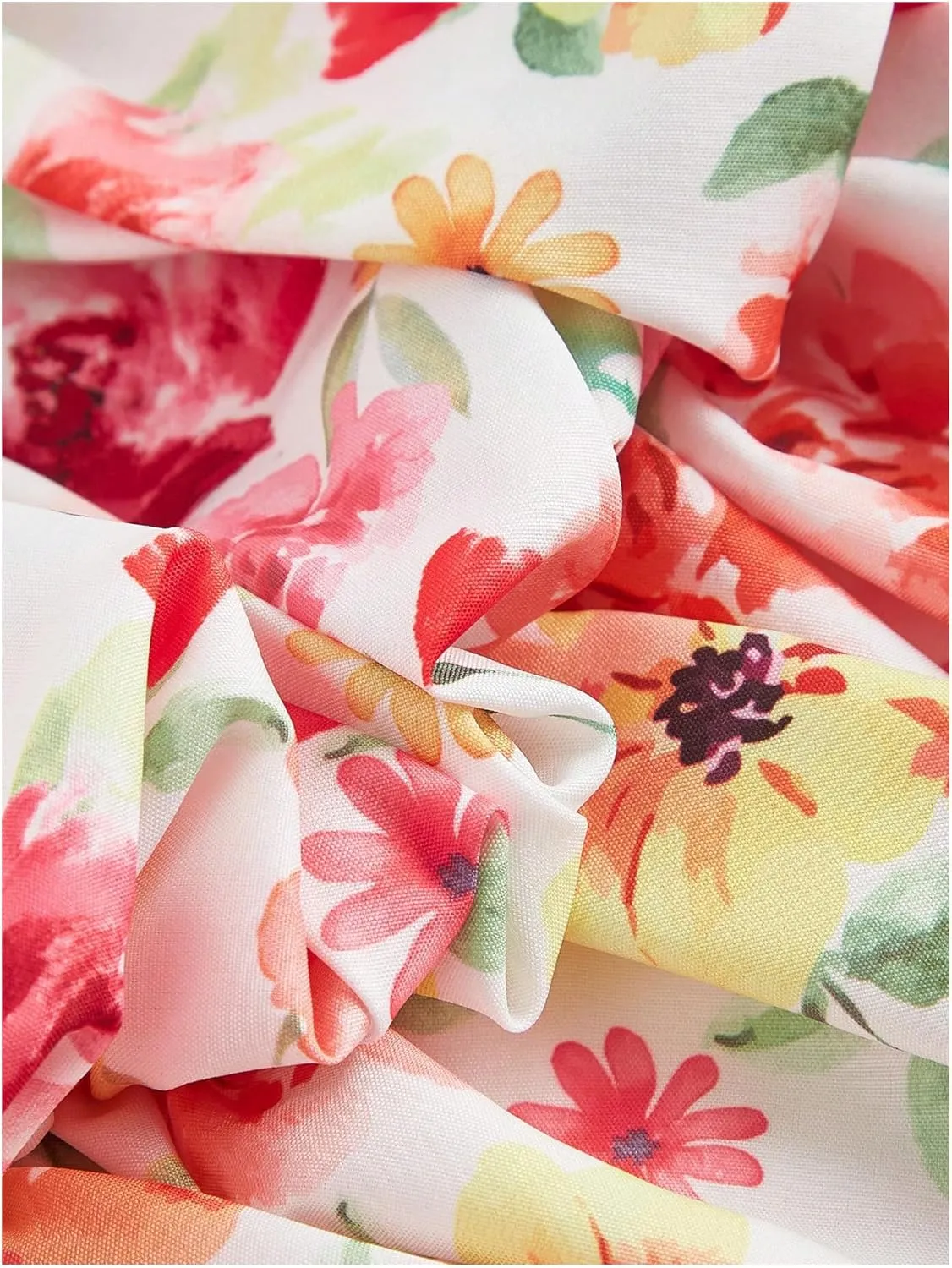 MakeMeChic Women's Floral Bubble Skirt Tiered Ruffle Hem Puffy Mini Skirts