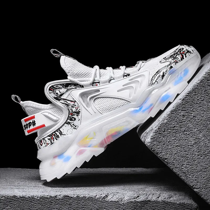 Men's Knitted Shoes Sneakers Outdoor Running Shoes