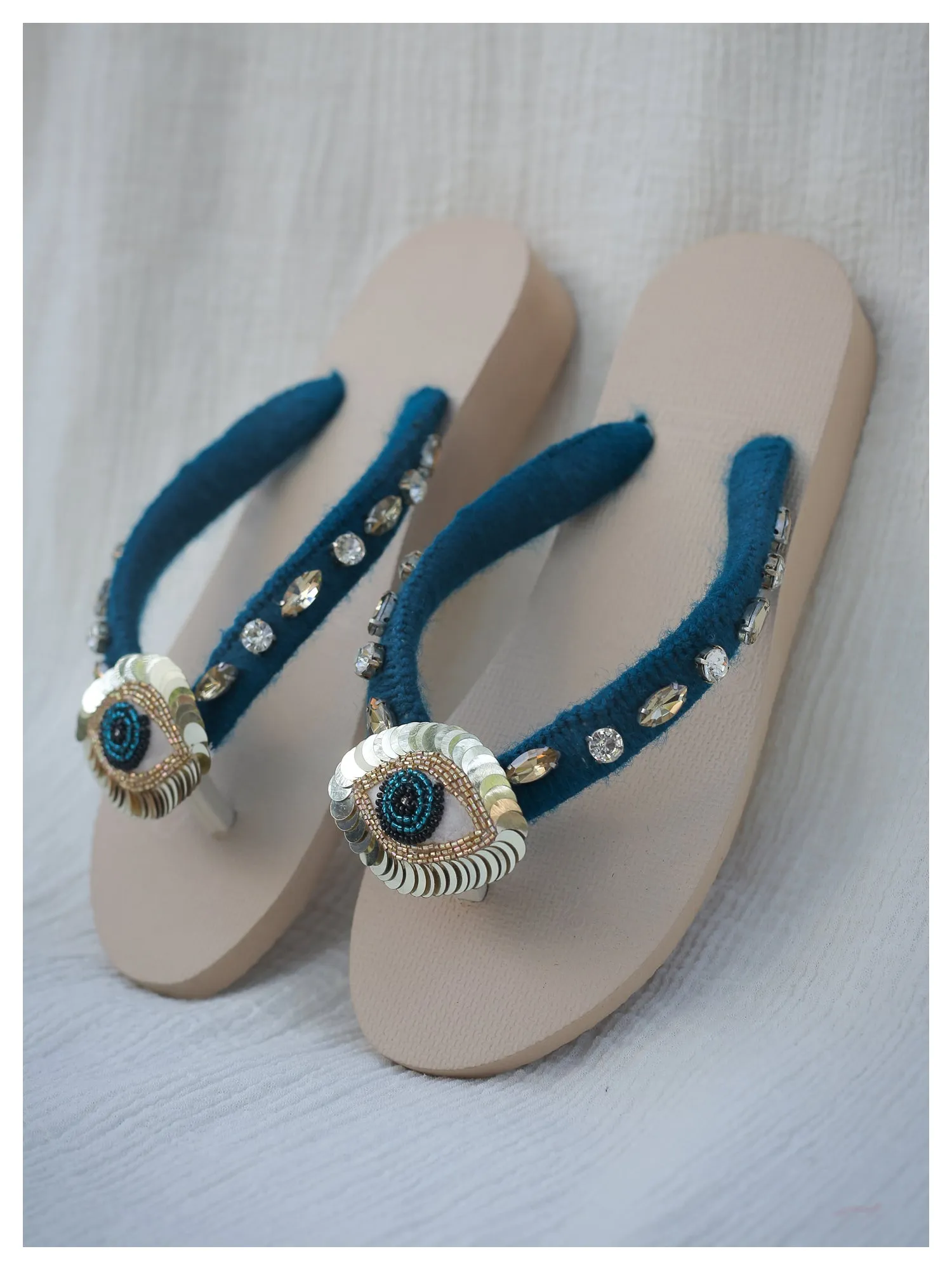 NAZAR beach flip-flops - Teal