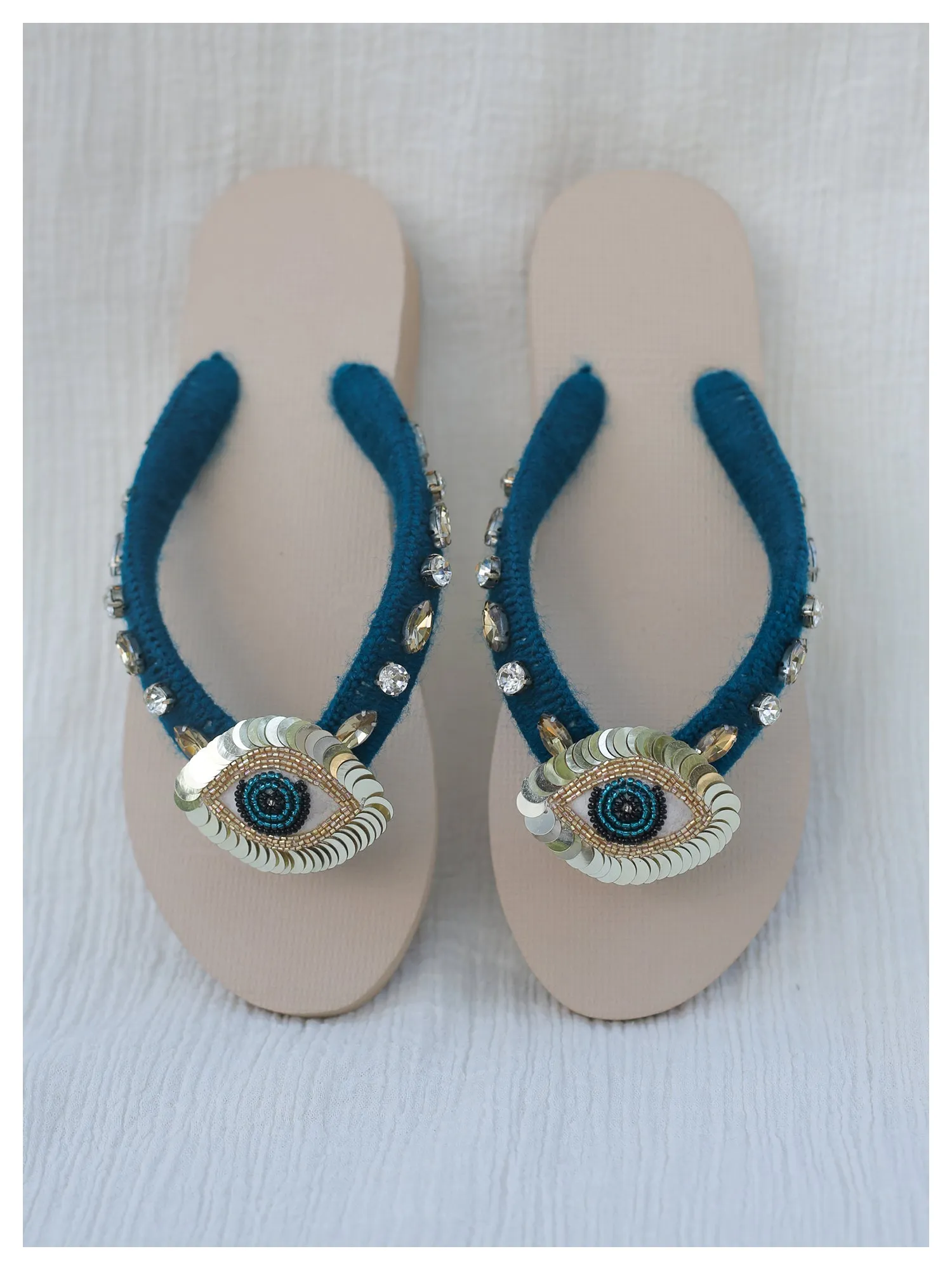 NAZAR beach flip-flops - Teal