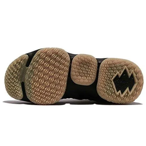 Nike Kid's Lebron XV GS, Black/Black/Gum, Youth Size 6