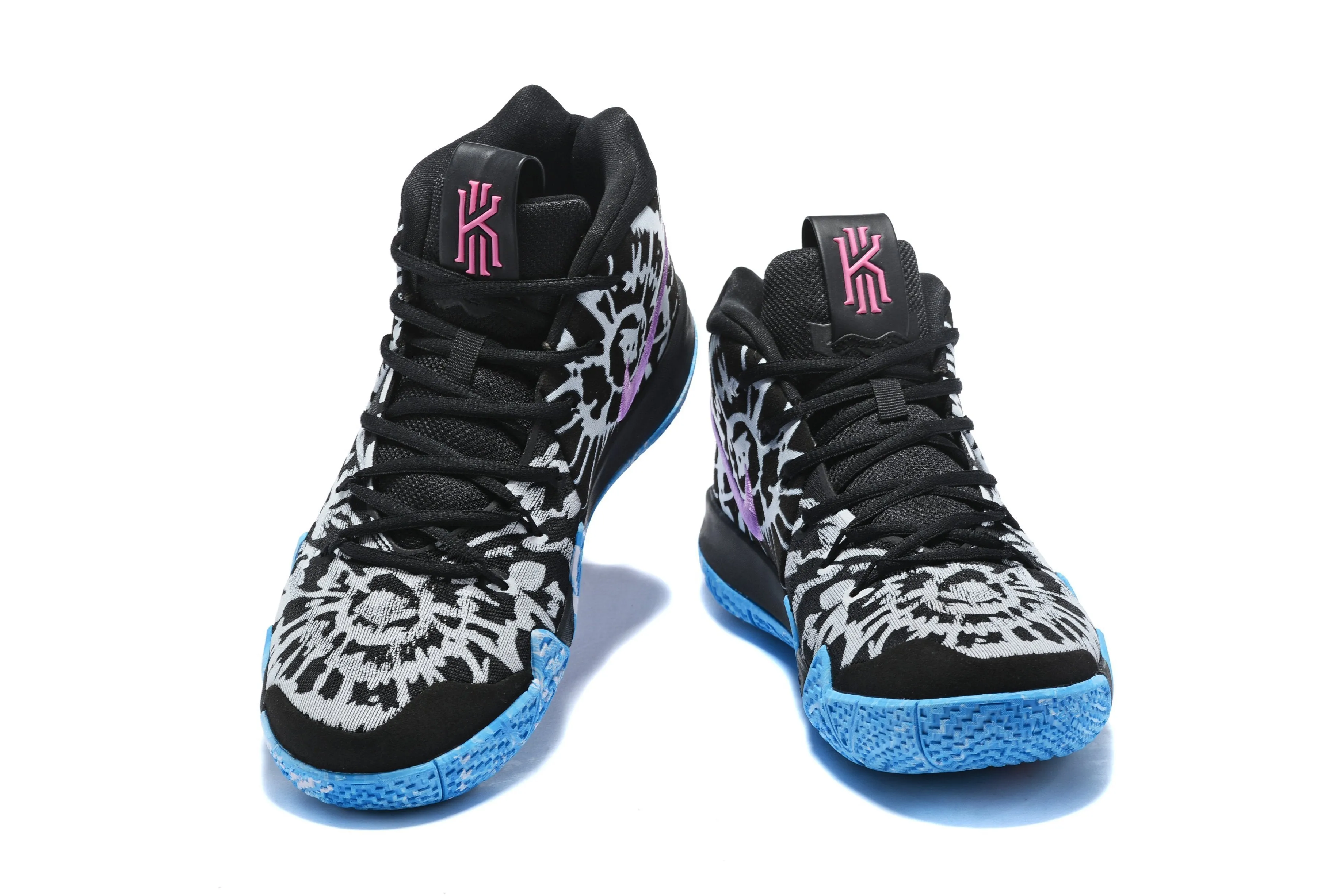 Nike Kyrie 4 Black White Jade Purple Men Basketball Shoes !!! CYBER MONDAY SALE !!!