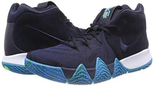Nike Men's Kyrie 4 Basketball sneaker ( Dark Obsidian/Black, Size 10.5 M US)