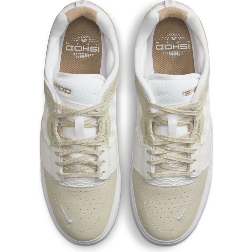 Nike SB Ishod Wair Premium Skateboard Shoe - Light Stone/Khaki-Summit White-White