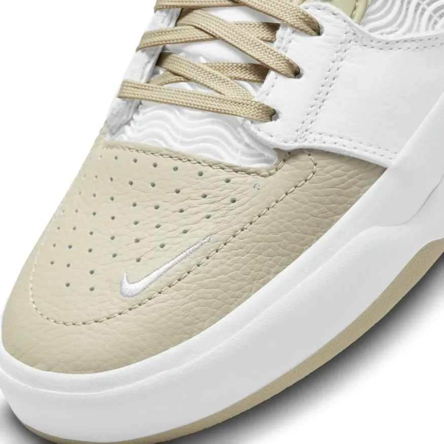 Nike SB Ishod Wair Premium Skateboard Shoe - Light Stone/Khaki-Summit White-White