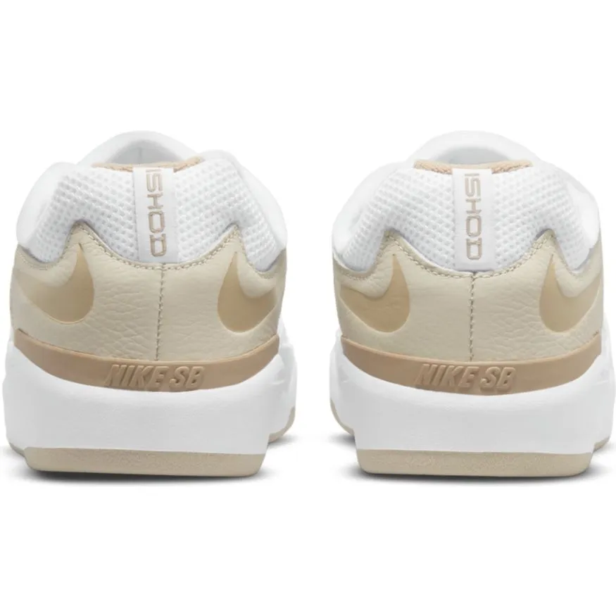 Nike SB Ishod Wair Premium Skateboard Shoe - Light Stone/Khaki-Summit White-White