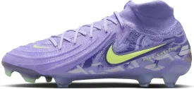 Nike United Phantom Luna 2 Elite FG High-Top Soccer Cleats (HF1600-500, Purple Agate/Barely Volt)