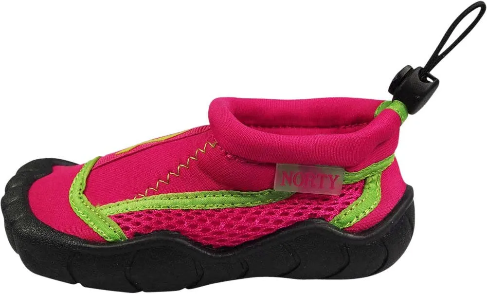 NORTY Girls 11-4 Fuchsia Lime Watershoe 38853