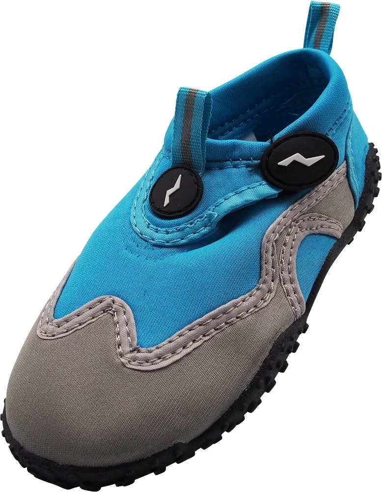 NORTY Girls 11-4 Turquoise-Grey Watershoe C1103K
