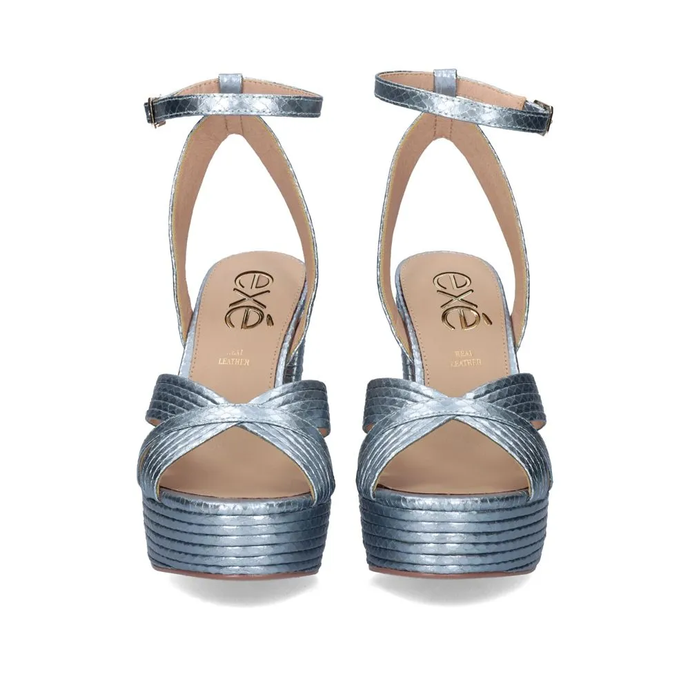 OPHELIA-832 Platform block Heel Snake