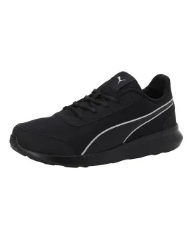 Puma mens Dazzler Black-Silver Running Shoe - 11 UK (39178201)