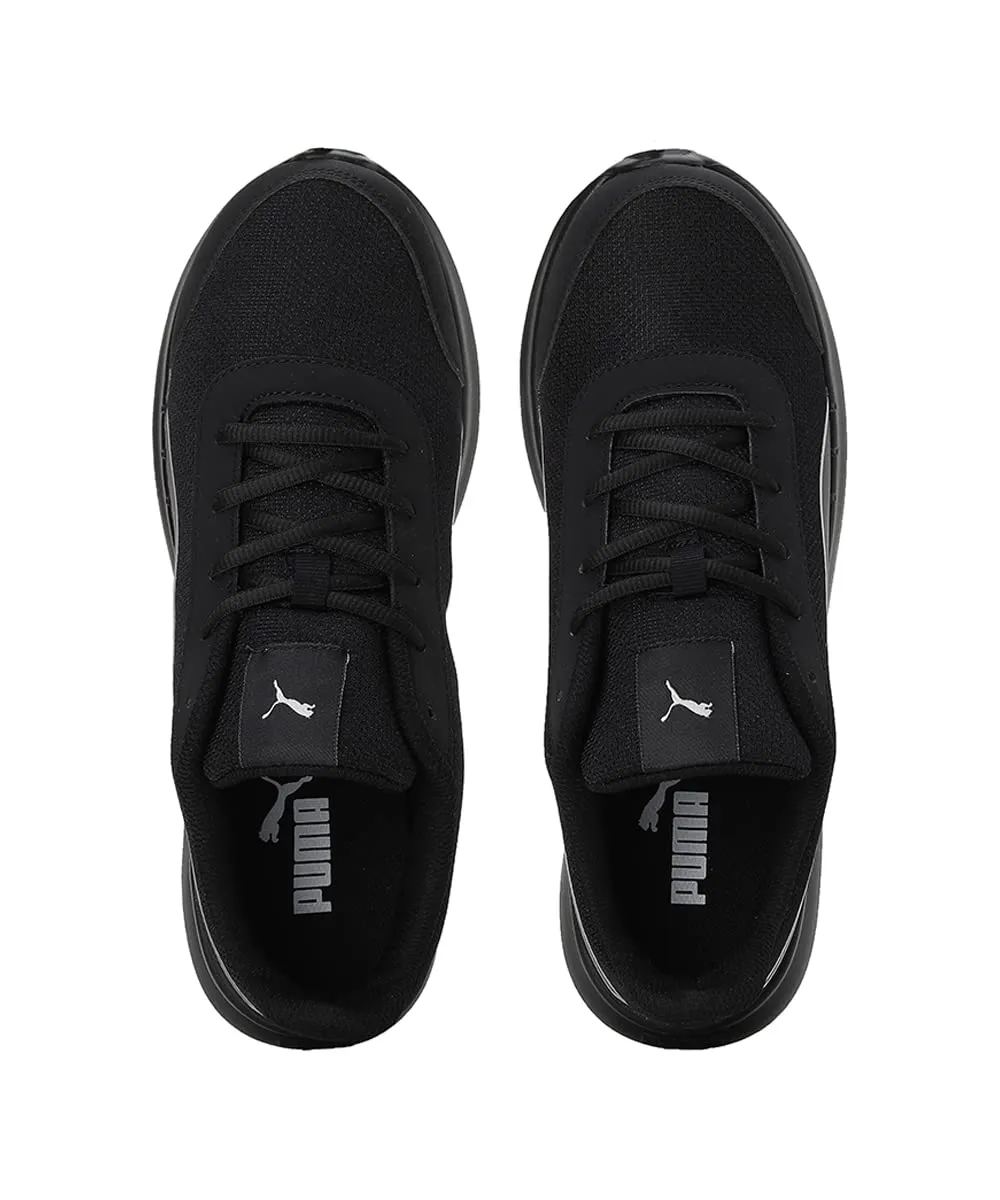 Puma mens Dazzler Black-Silver Running Shoe - 11 UK (39178201)