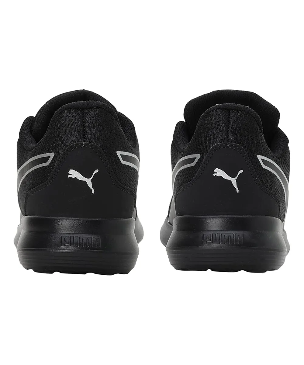 Puma mens Dazzler Black-Silver Running Shoe - 11 UK (39178201)