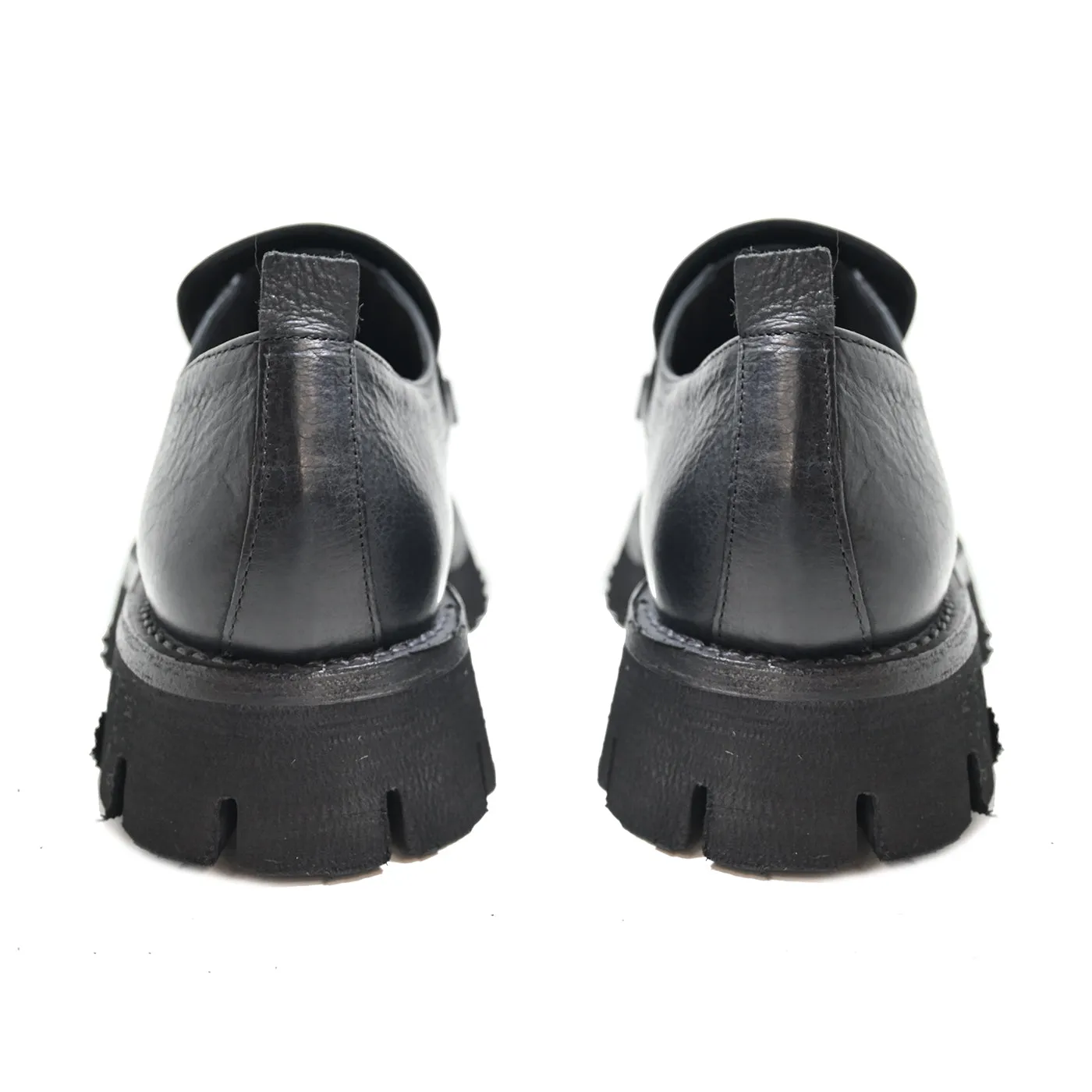 ROSS 22 - moccasin leather BLACK