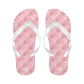 Royal Pink Puff Flip-Flops