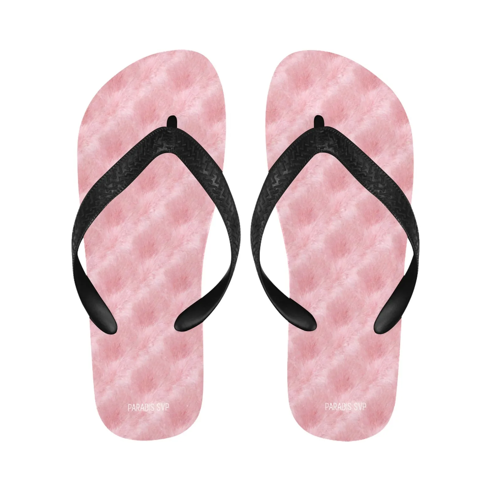 Royal Pink Puff Flip-Flops