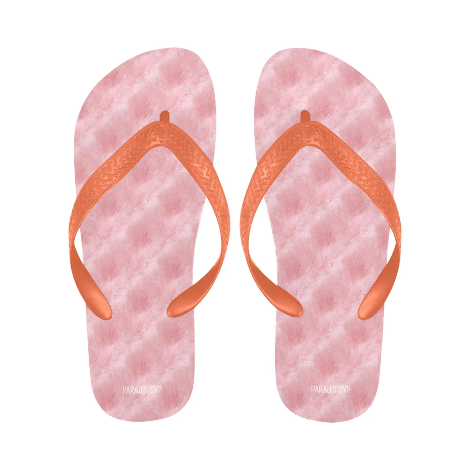 Royal Pink Puff Flip-Flops