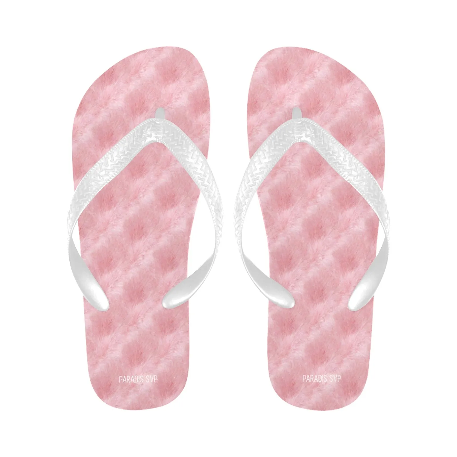 Royal Pink Puff Flip-Flops