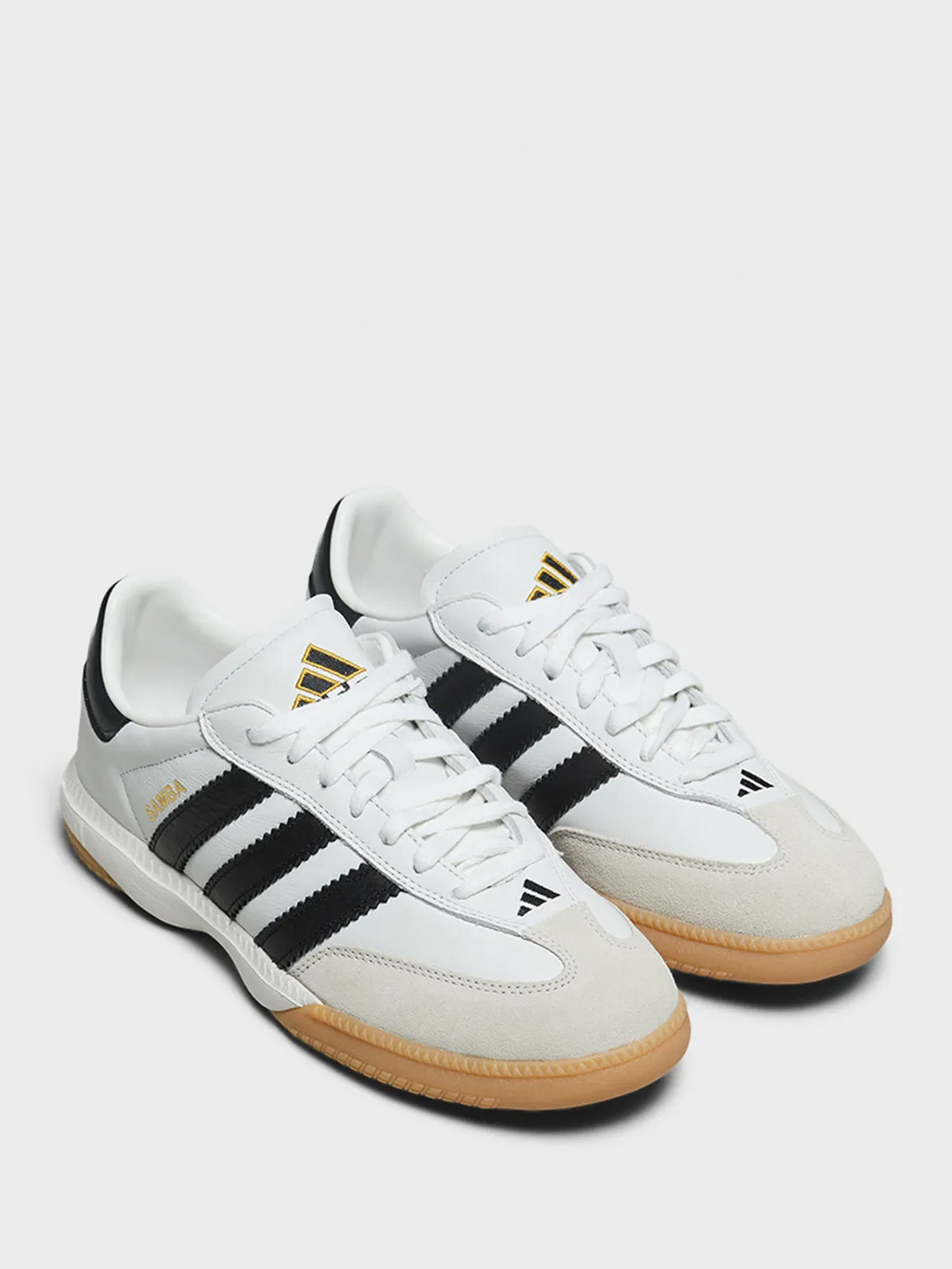 Samba MN Sneakers in Fwtr White, Core Black and Gum 3