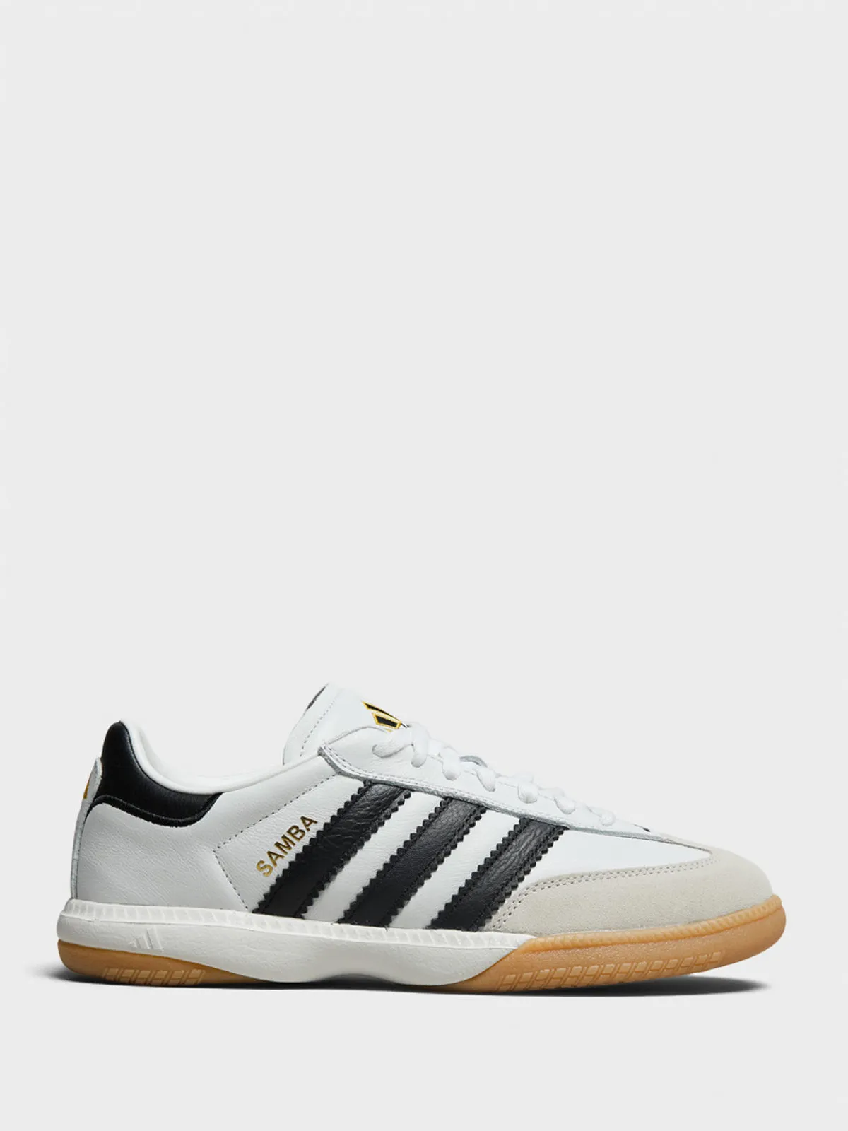 Samba MN Sneakers in Fwtr White, Core Black and Gum 3