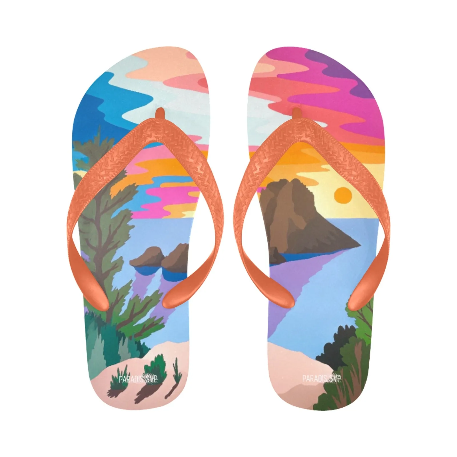 Sunset Beach Flip-Flops