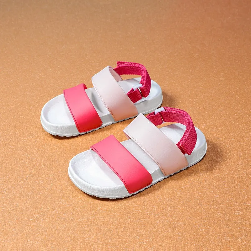 Wholesale PU Non-slip Kids Sports Sandals
