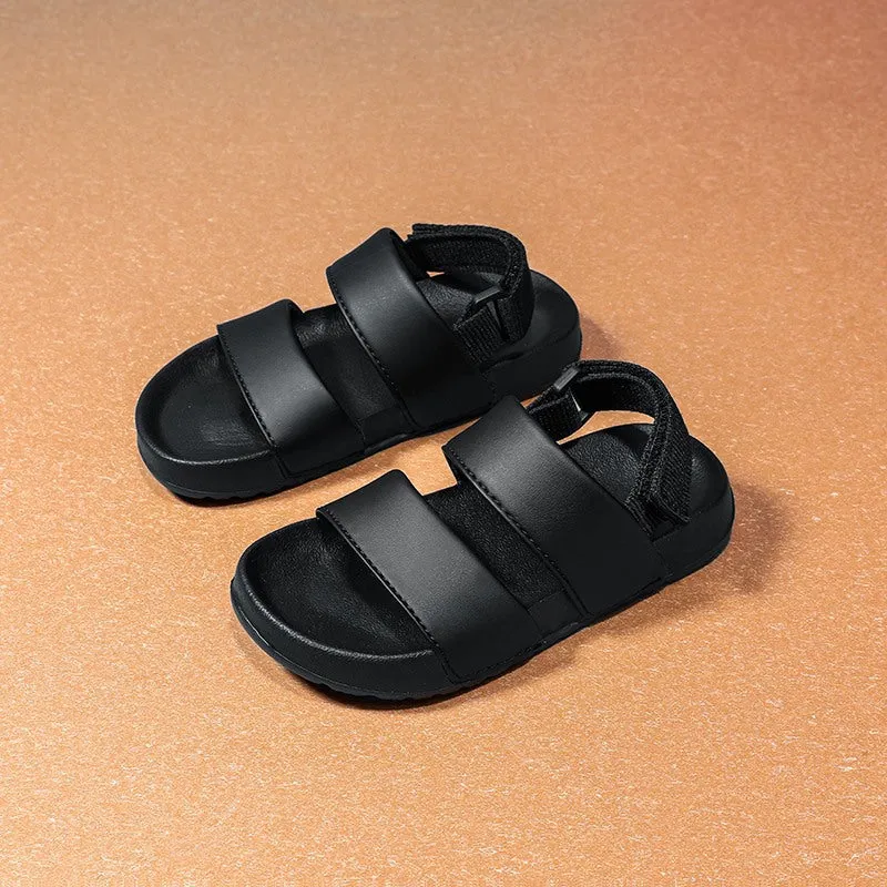 Wholesale PU Non-slip Kids Sports Sandals