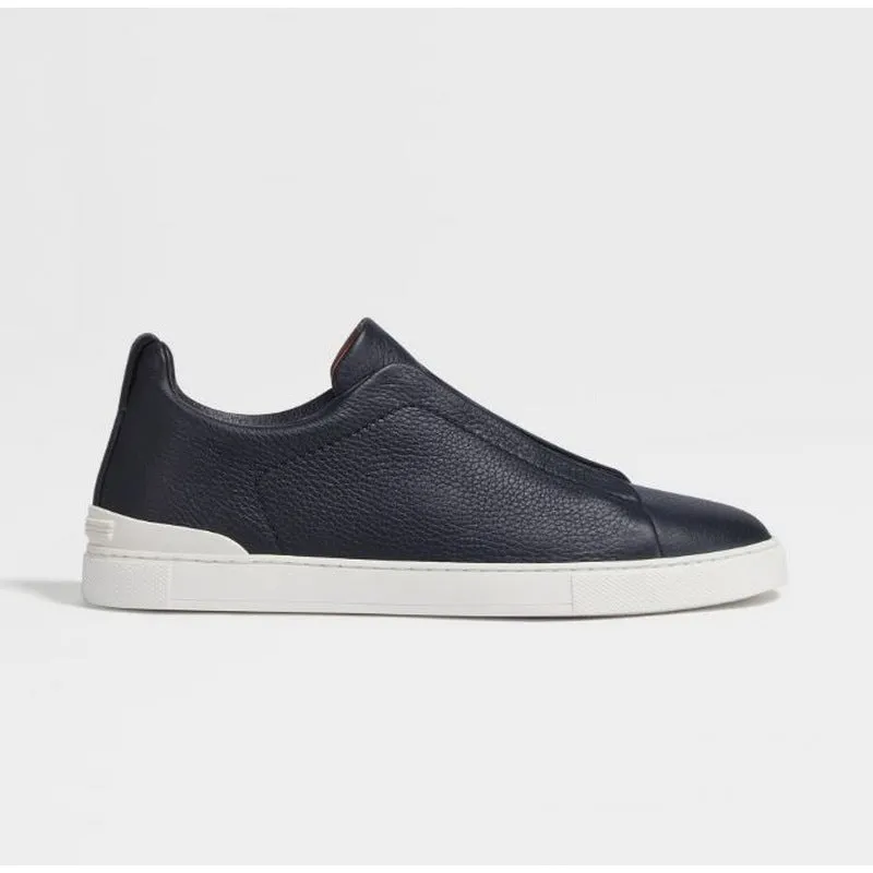ZEGNA | Deerskin Triple Stich Sneaker (3 Colors)