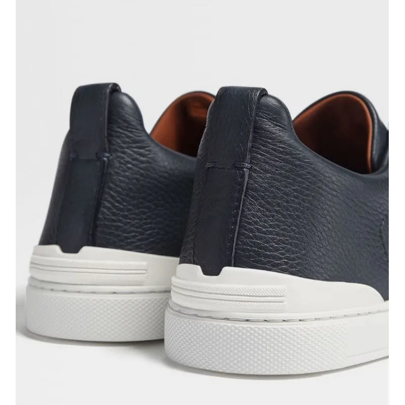 ZEGNA | Deerskin Triple Stich Sneaker (3 Colors)
