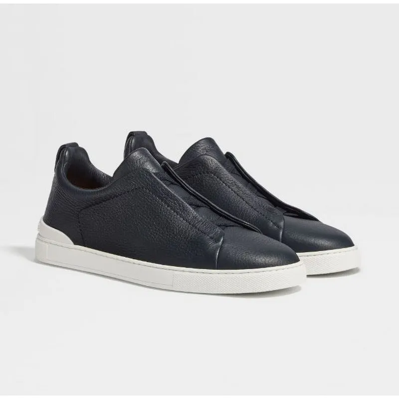 ZEGNA | Deerskin Triple Stich Sneaker (3 Colors)
