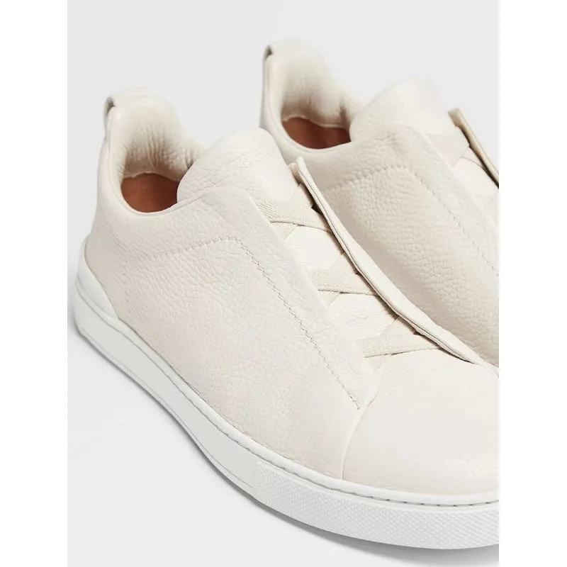 ZEGNA | Deerskin Triple Stich Sneaker (3 Colors)