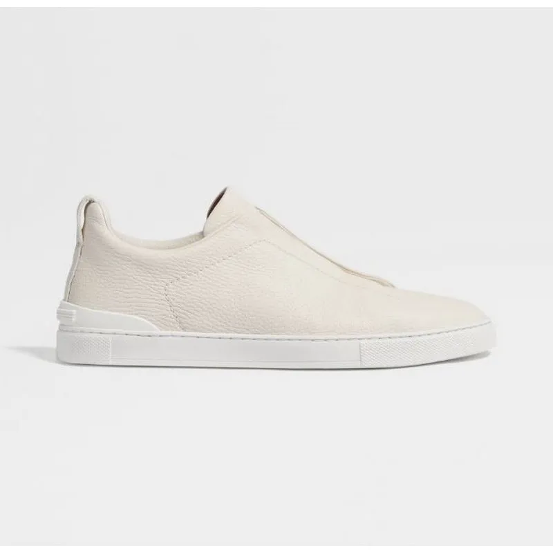 ZEGNA | Deerskin Triple Stich Sneaker (3 Colors)